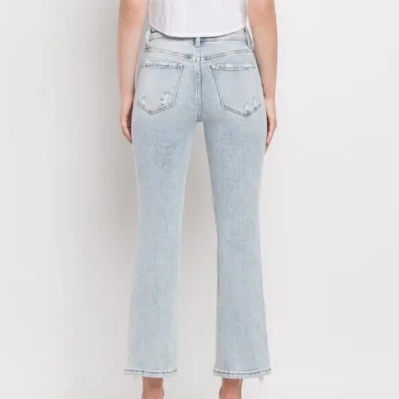 Lovervet - Kick Flare Cropped - Light Wash - 14W - Picture 11 of 12